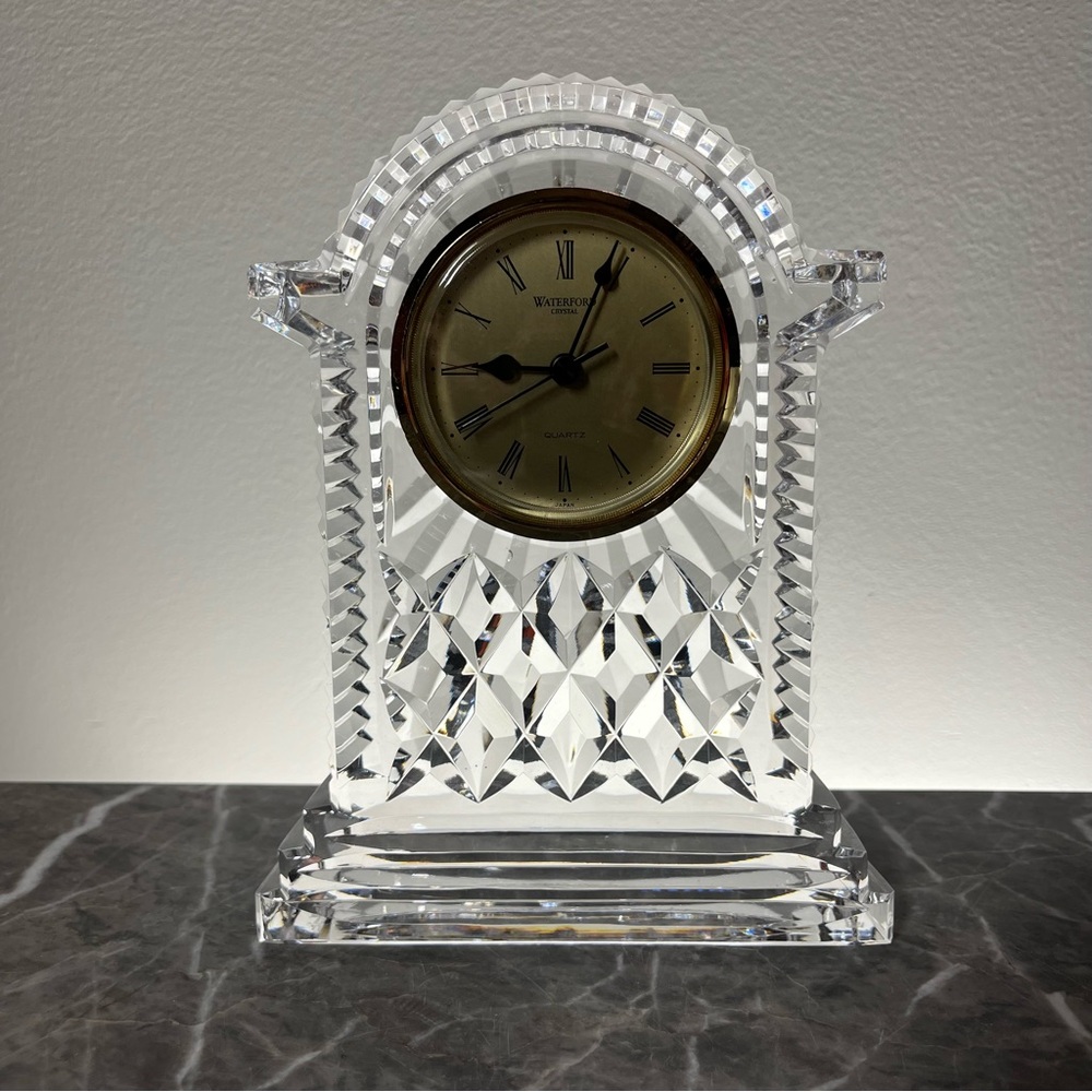 Waterford Crystal 7” Carriage Clock